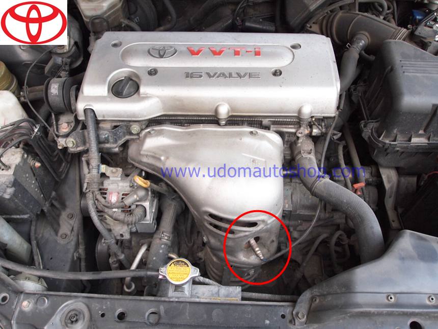 เซนเซอร์ท่อไอเสีย TOYOTA CAMRY ACV30, WISH (วิช) (รูปจริง) / 89467-33040, อะไหล่แท้, 1AZ,2AZ