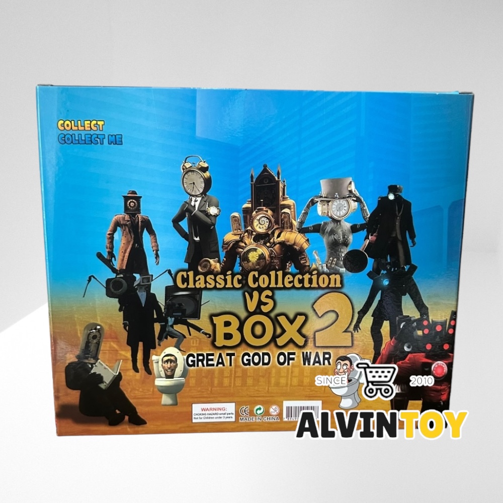 โมเดล Skibidi Toilet สคิบิดี้ ทอยเลต ชุด 10 ตัว