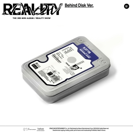 ( Pre-Order ) U-Know Yunho 3rd Mini Album Reality Show ( Behind Disk ver ) * Poster หมด * วางจำหน่าย 8 / 8 / 2023