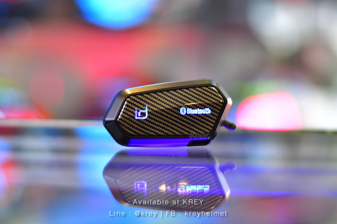 บูลทูธติดหมวก id221 MOTO A2 Pro : Carbon