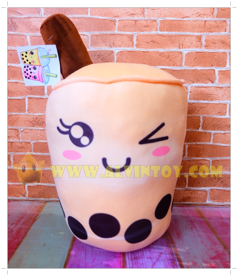 ตุ๊กตาชานมไข่มุกนุ่มนิ่ม 30 ซม.