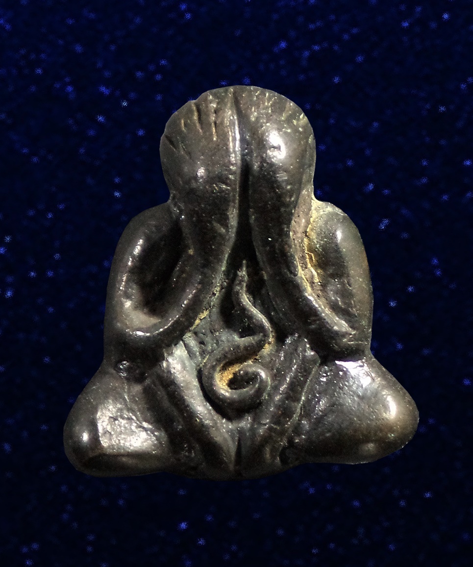 พระปิดตา ท้องอุ เนื้อสัมฤทธิ์