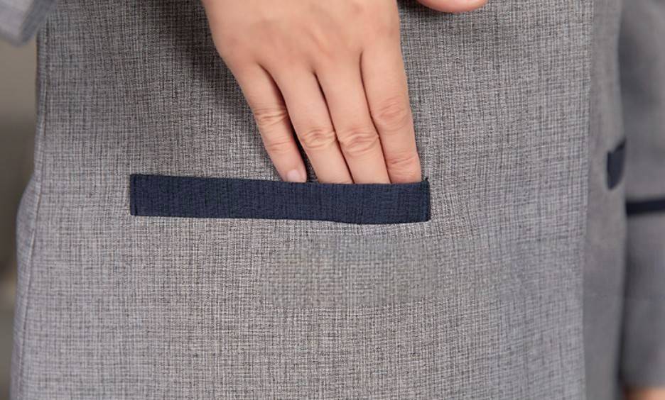 เสื้อแม่บ้านแขนยาว ชุดแม่บ้านทำความสะอาดห้องพัก ชุดแม่บ้านโรงแรม ชุดแม่บ้านโรงพยาบาล