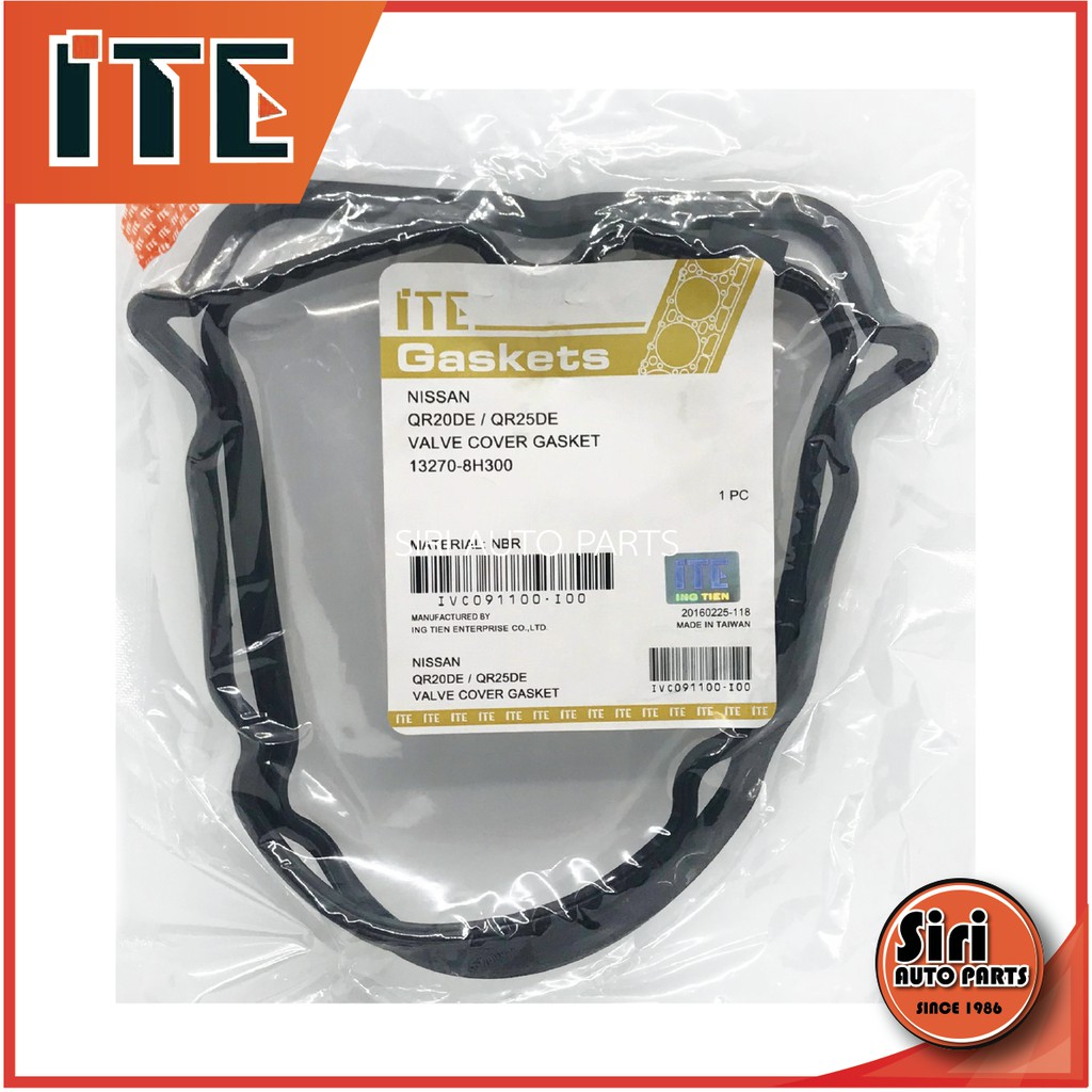NISSAN TEANA (QR20DE) (QR25DE) 13270-8H300 นิสสันเทียร์น่า ฝาวาล์ว ยางฝาครอบวาล์ว ยางฝาวาล์ว ประเกนฝาวาล์ว