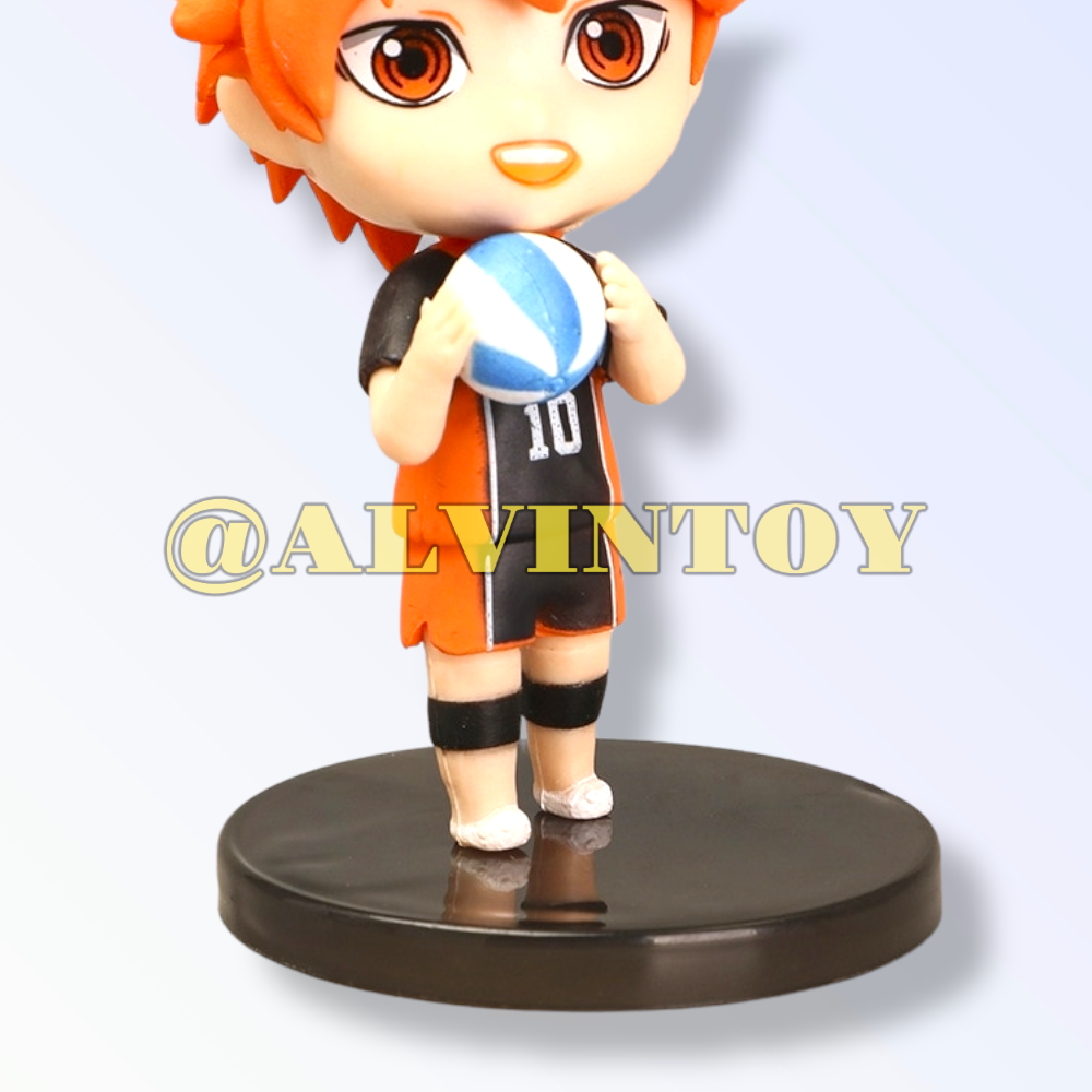 Figure โมเดล ไฮคิว คู่ตบฟ้าประทาน เซ็ต 4 ตัว ขนาดความสูง 10 ซม. มีฐาน งานสวย