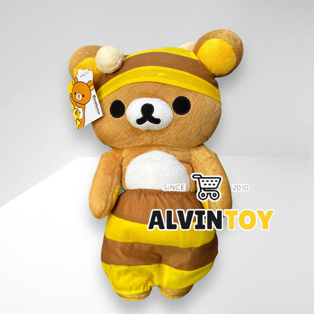 ตุ๊กตาหมี Rilakkuma Meet Hony- ริลัคคุมะ ชุดผึ้ง 40 ซม.