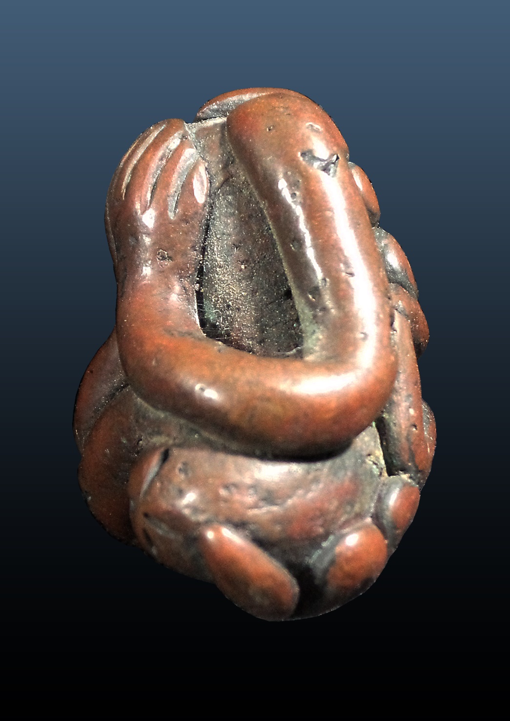 พระปิดตา นครศรีธรรมราช เนื้อทองแดงเถื่อน