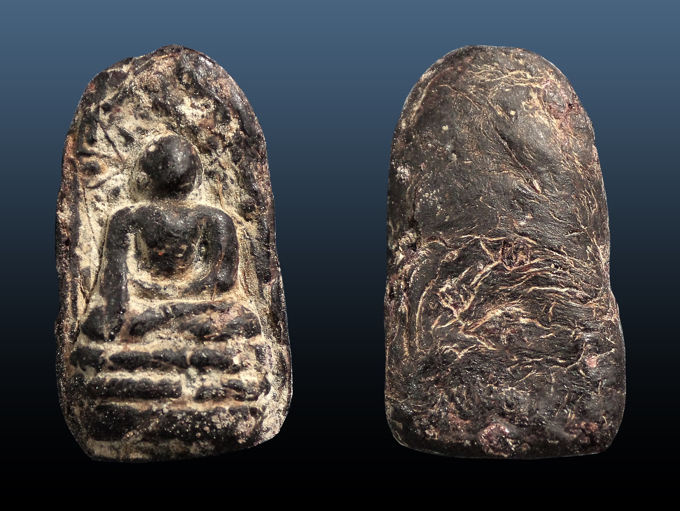 พระเกศาครูบาศรีวิชัย พิมพ์พระคง เนื้อครั่ง มีเกศา พิมพ์พระคง