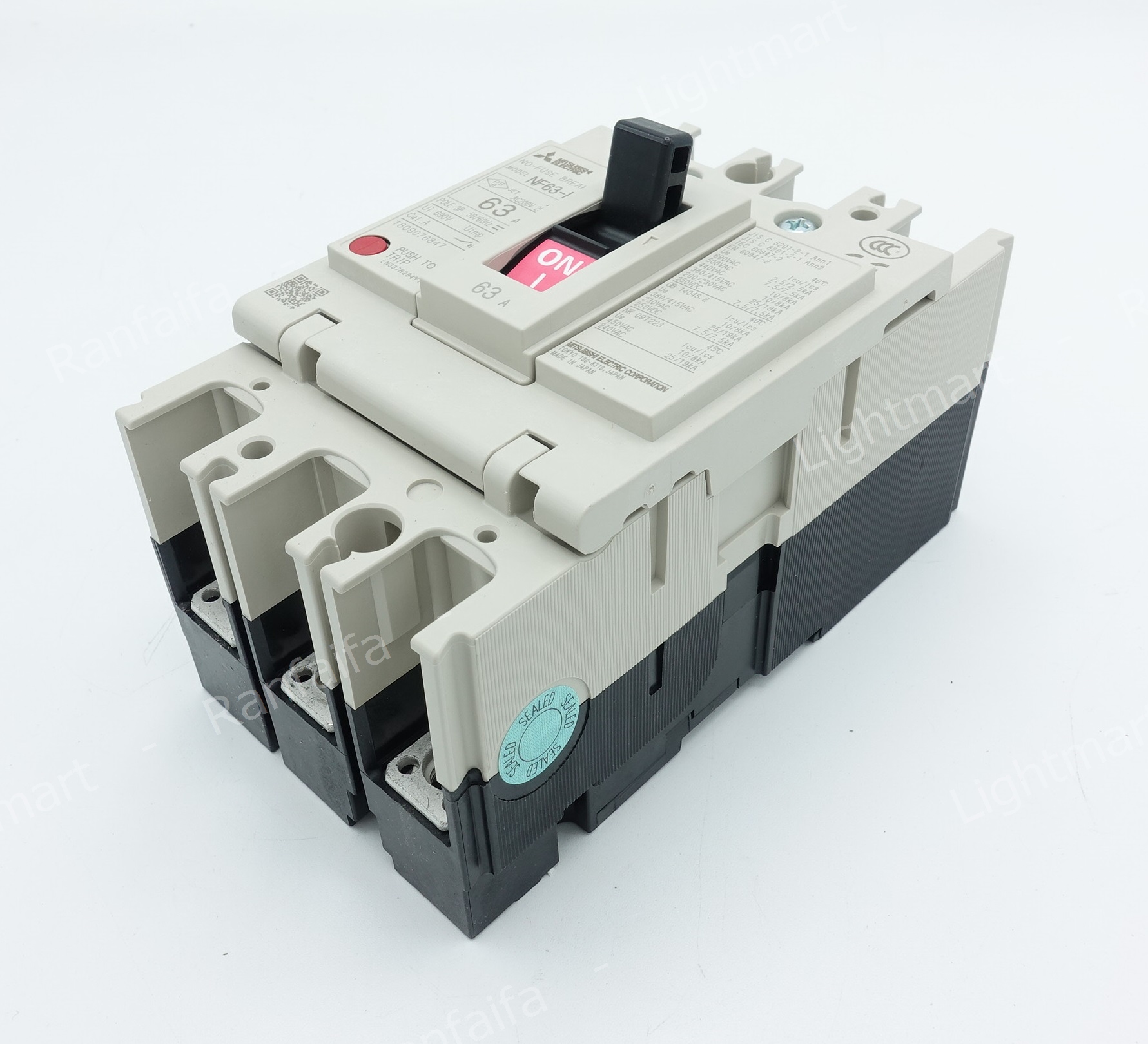 เบรกเกอร์ 3P 63HV 63A (10kA) Mitsubishi