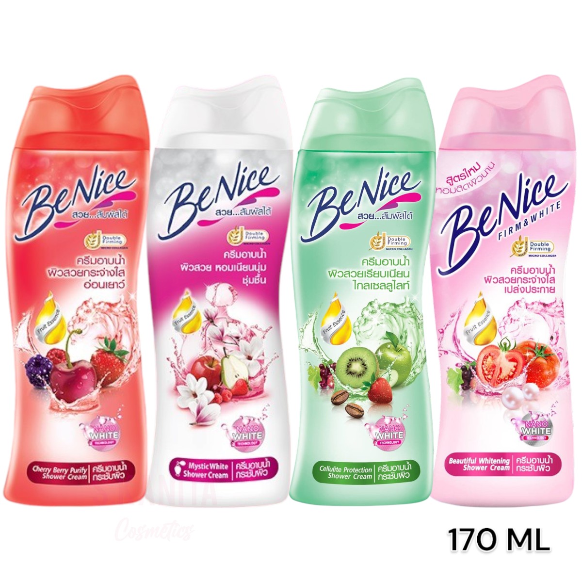 BeNice บีไนซ์ ครีมอาบน้ำ (170 มล) Shower Cream (170 ML)