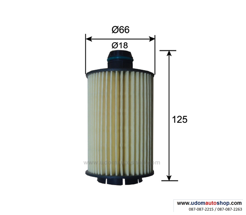 ไส้กรองน้ำมันเครื่อง CRUZE 2.0L (ดีเซล) เครื่องEURO5 / 93745801-SM