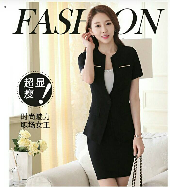 ชุดสูท ชุดพนักงานต้อนรับ ชุดออฟฟิศ