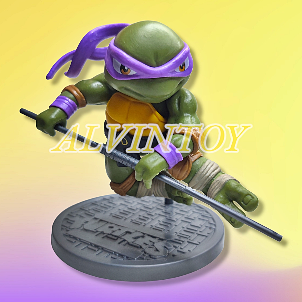 Figures Ninja Turtles - เต่านินจา เซ็ต 4 ตัว ขนาดความสูง 12.5 cm. พร้อมฐาน