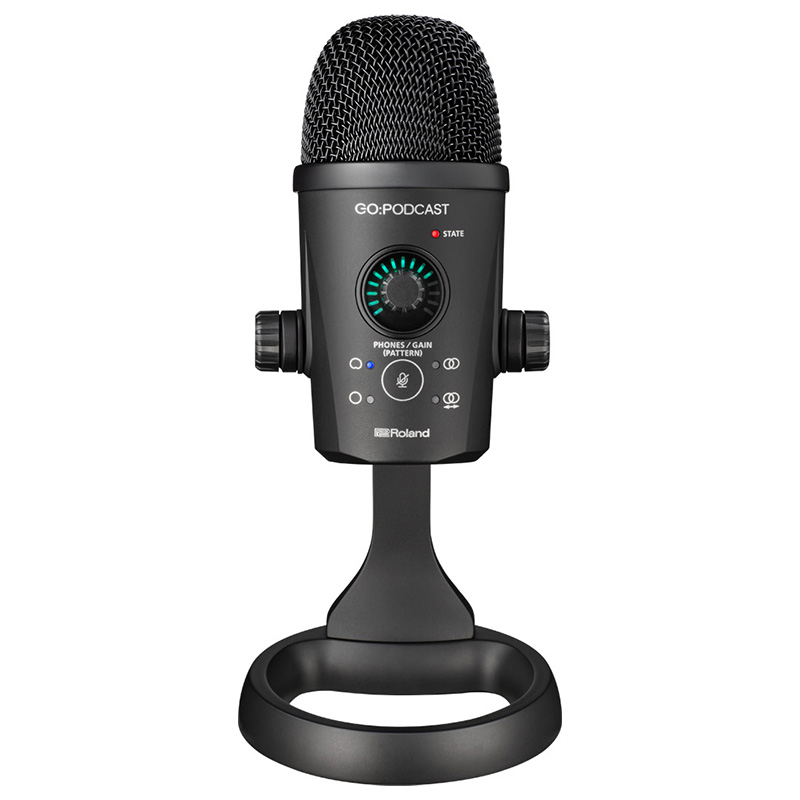 Roland GO:PODCAST *ของแท้รับประกัน 1ปี* ไมค์โครโฟน USB Microphone for Livestreaming, podcast, gaming รองรับ Android, iOS