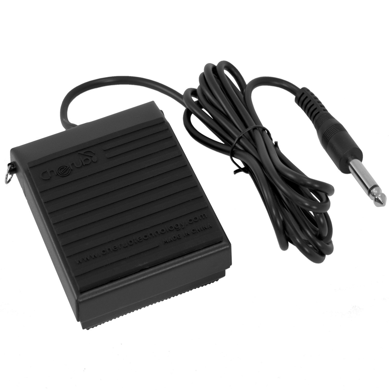 Cherub WTB-004 Sustain Pedal วัสดุแข็งแรงทนทาน - หน้าสัมผัสพื้นยางป้องกันลื่น - มีสวิทช์สลับขั้ว Polarity - สวิทช์แบบเปิด / ปิด