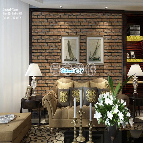 (หน้ากว้าง45ซม..xยาว10เมตร)Wallpaper sticker วอลเปเปอร์แบบกาวในตัว WS5193