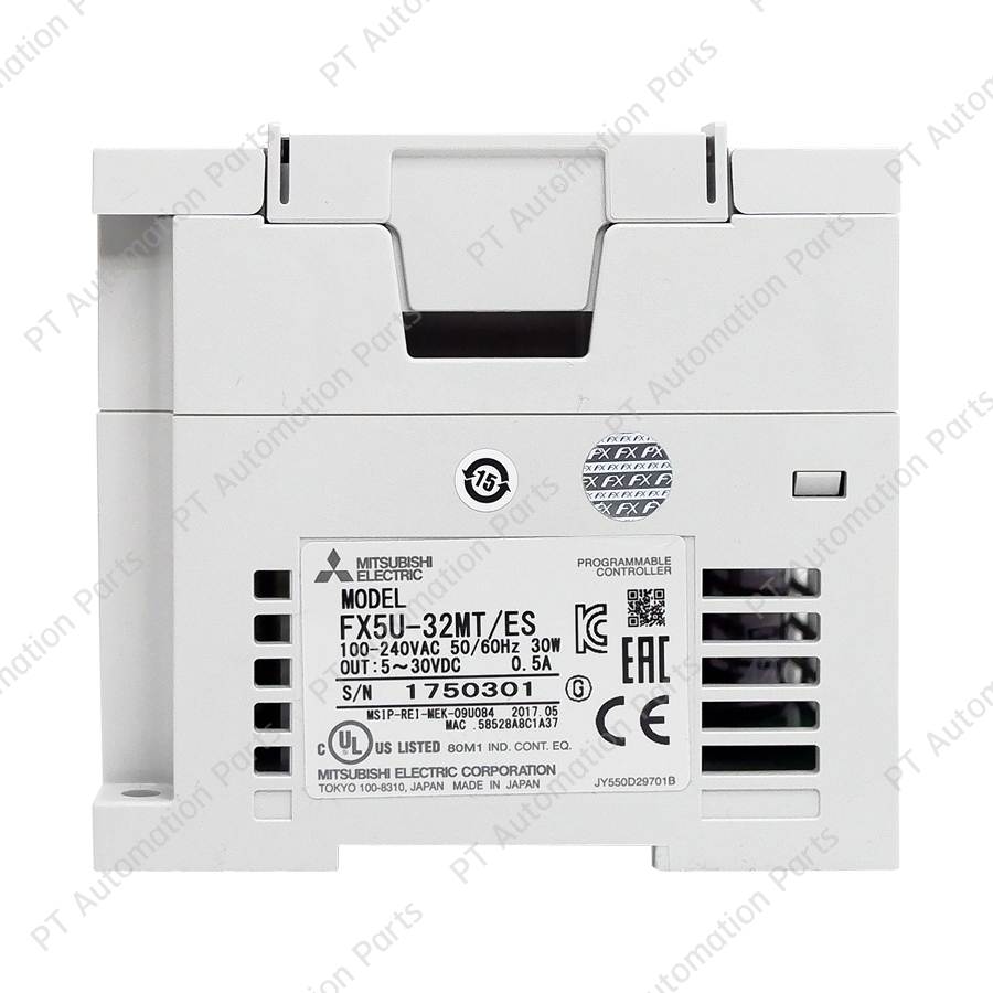 PLC Mitsubishi FX5U-32MR/ES FX5U-32MR/DS FX5U-32MT/ES FX5U-64MR/ES FX5U-64MT/ES Programmable Logic Controller มิตซูบิชิ พีแอลซี โปรแกรมมาเบิ้ล ลอจิก คอนโทรลเลอร์