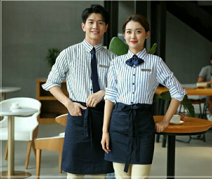 ชุดพนักงานเสริฟ ร้านอาหาร ร้านกาแฟ โรงแรม รีสอร์ท