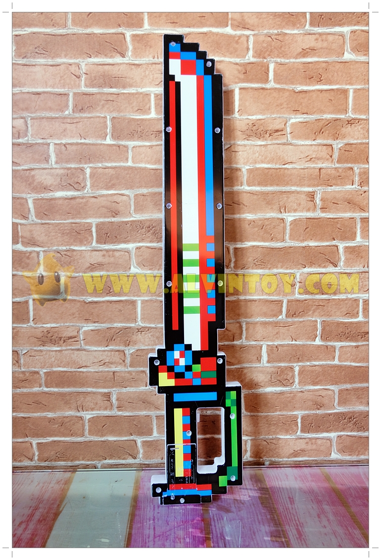 ดาบ Minicraft มีเสียง มีไฟ