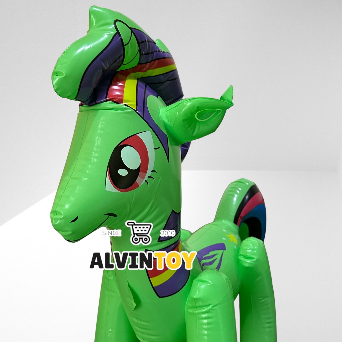 ตุ๊กตาม้าโพนี่เป่าลม สูบลม ของเด็กเล่น ขนาดความสูง 65 ซม ส่งเร็ว พร้อมส่งจากกทม.