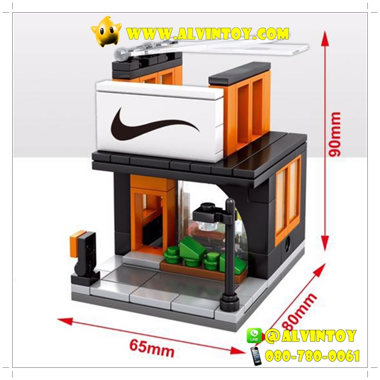 Lego Sembo Block - ตัวต่อเลโก้ร้านค้า 4 กล่อง AL2