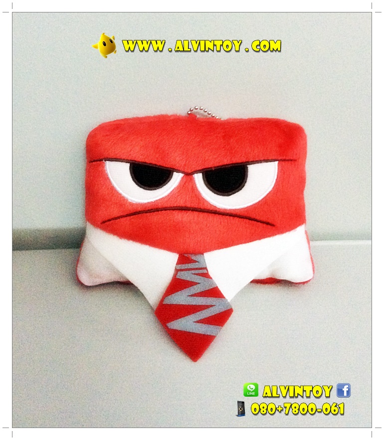 พวงกุญแจตุ๊กตา Anger - ฉุนเฉียว Inside Out