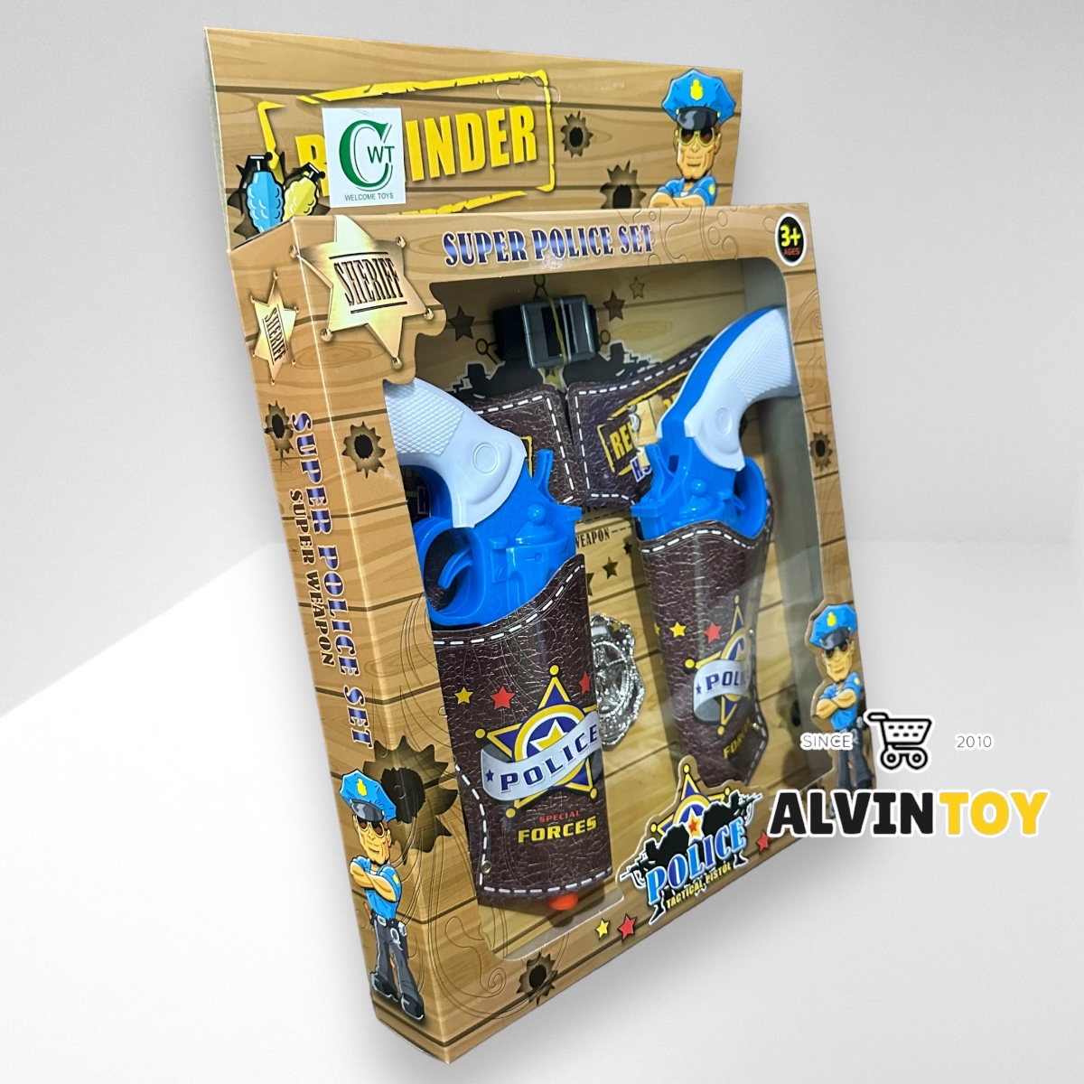 Super Police Set - ปืนคาวบอยคู่ มีเสียง
