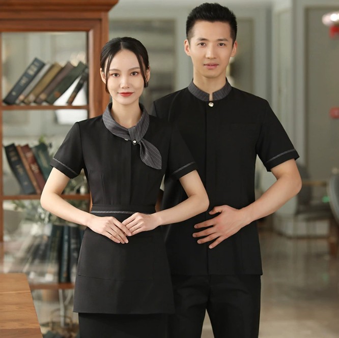 ชุดพนักงานฟร้อนโรงแรม ชุดพนักงานร้านอาหาร ชุดพนักงานเสริฟ ชุดพนักงานต้อนรับ