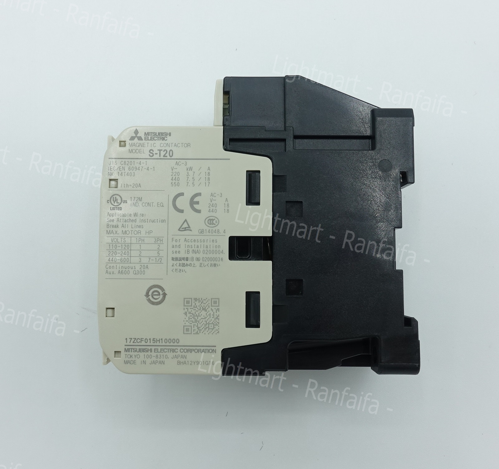 Magnetic Contactors S- T20 Coil 220V (20A) "Mitsubishi"