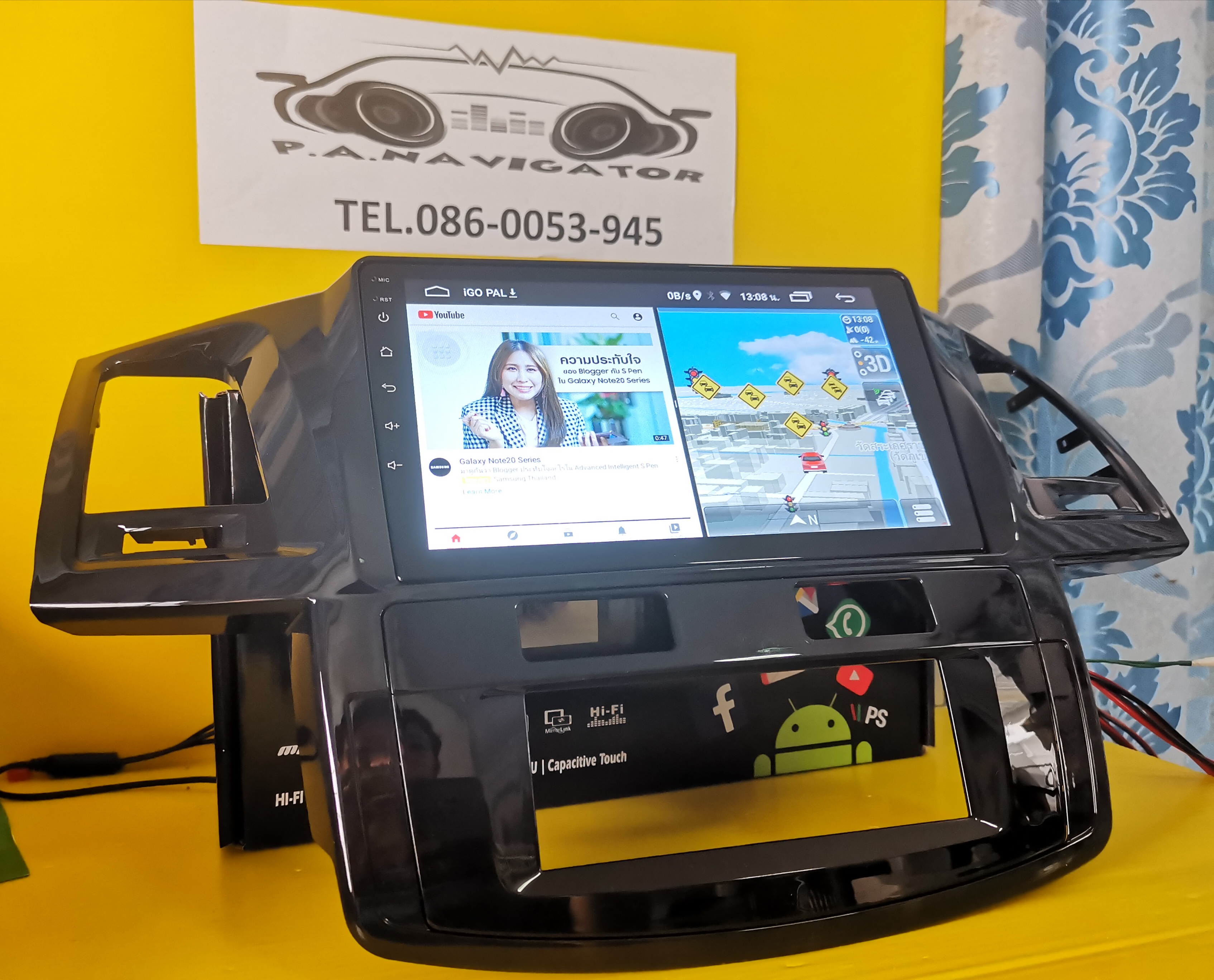 จอตรงรุ่น 9นิ้ว Fortuner เก่า จอรุ่น T5 ค่าย Alpha (แอร์ดิจิตอลสั้น)