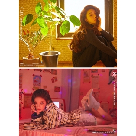 ( Pre-Order ) CHUNGHA 2nd Mini Album OFFSET ( set 2 version ) + Limited Poster 2 version วางจำหน่าย 18 / 1 / 2018