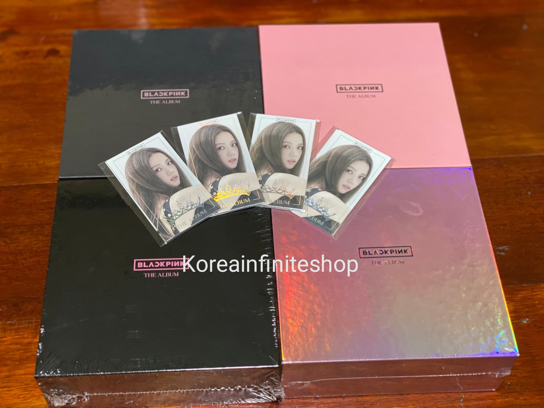 ( พร้อมส่ง ) BLACKPINK 1st ALBUM [THE ALBUM] Set 4 ver ** ไม่มี Poster **