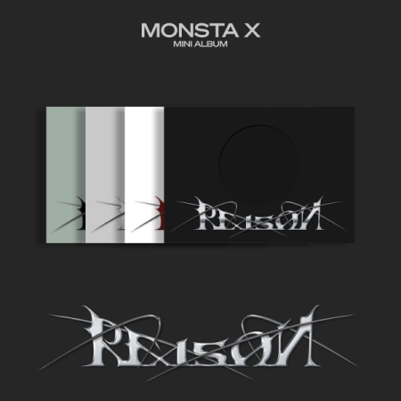 ( Pre-Order ) Monsta X 12th Mini Album Reason Set 4 ver * มี Poster พับในกล่อง * วางจำหน่าย 10 / 1 / 2023
