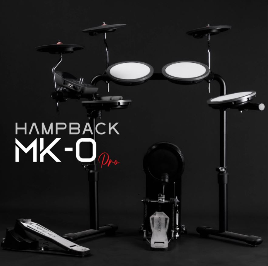 Hampback MK-0 Pro *ของแท้ประกัน 1ปี* Electronic Drums กลองไฟฟ้าหนังมุ้ง 8 ชิ้น พร้อมแป้นเหยียบกระเดื่อง / แป้นไฮแฮท
