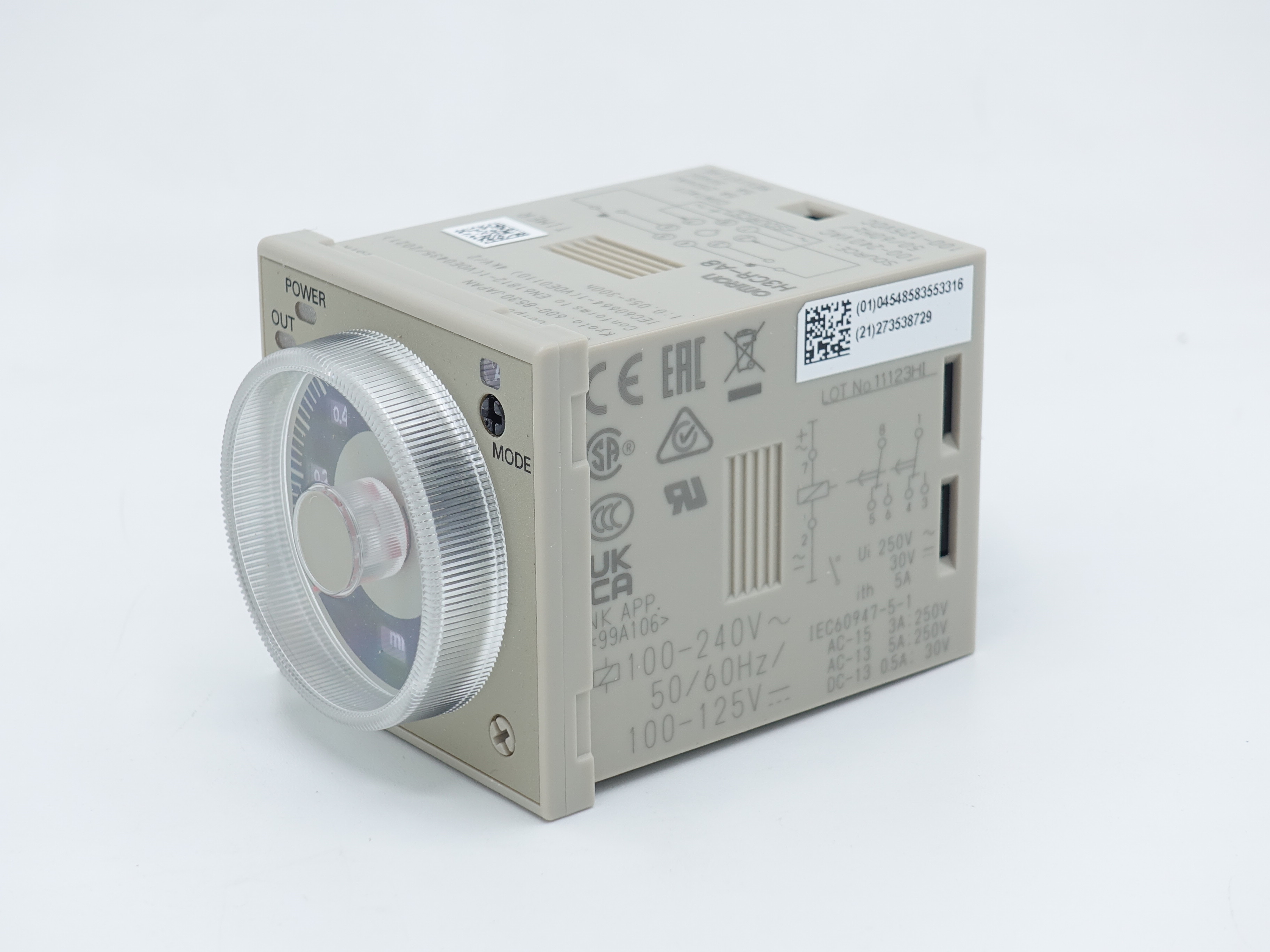 ทามเมอร์หน่วงเวลา H3CR-A8 220V Omron