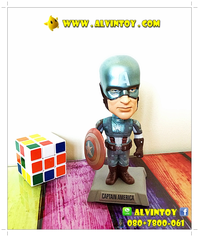 โมเดล Captain America Wacky Wobbler