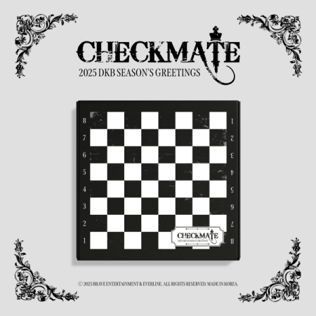 ( Pre-Order ) DKB SEASON'S GREETINGS 2025 [CHECKMATE] ** สั่งเกิน 1 ชิ้นบวกค่าส่งเพิ่มชิ้นละ 20 บาท เนื่องจากสินค้าหนัก ** จำนวนจำกัด ** วางจำหน่าย 31 / 1 / 2025