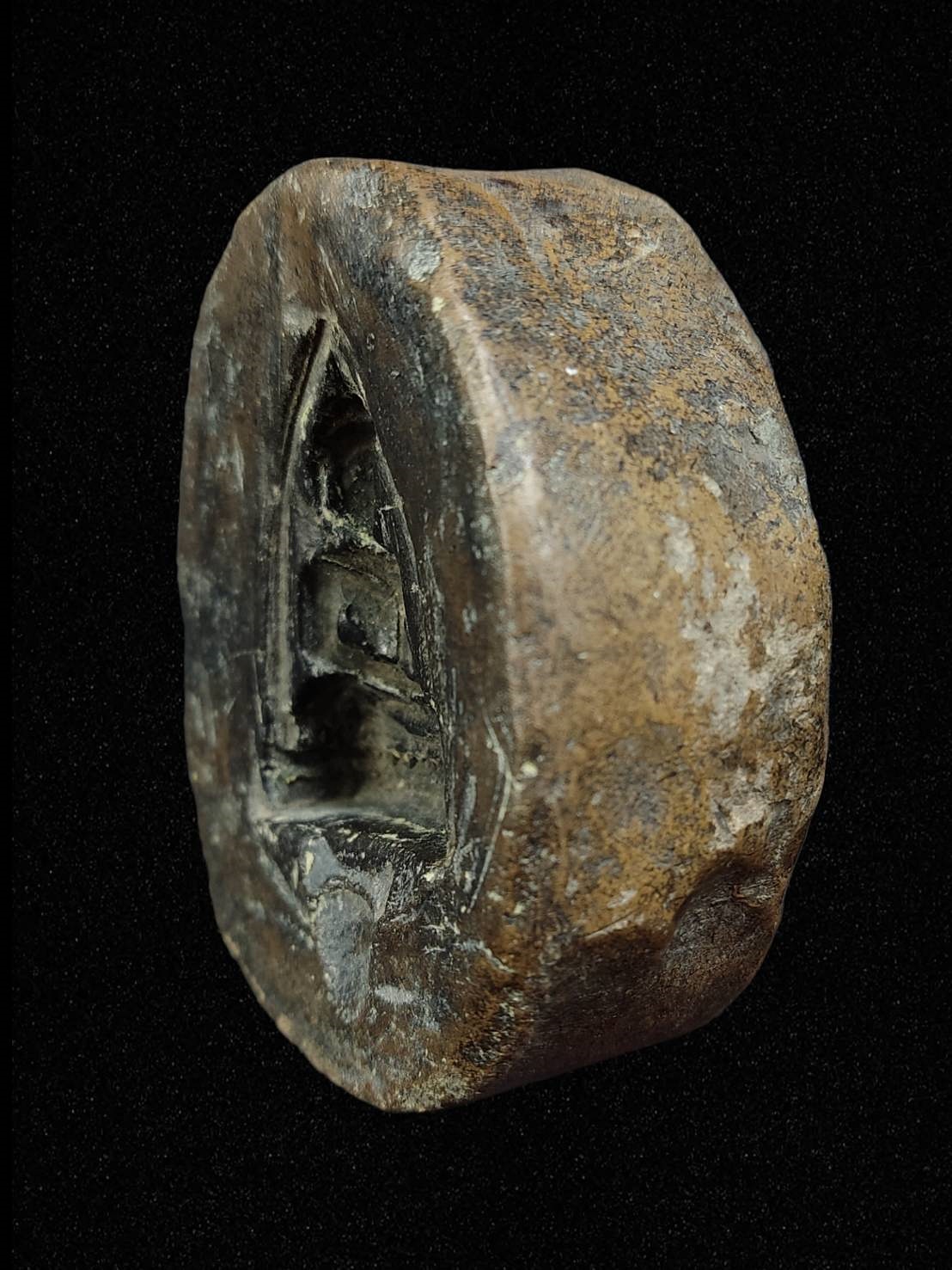 บล็อคแม่พิมพ์ พิมพ์หลวงพ่อโตบางกระทิง เนื้อดิน สภาพเก่าถึงยุค