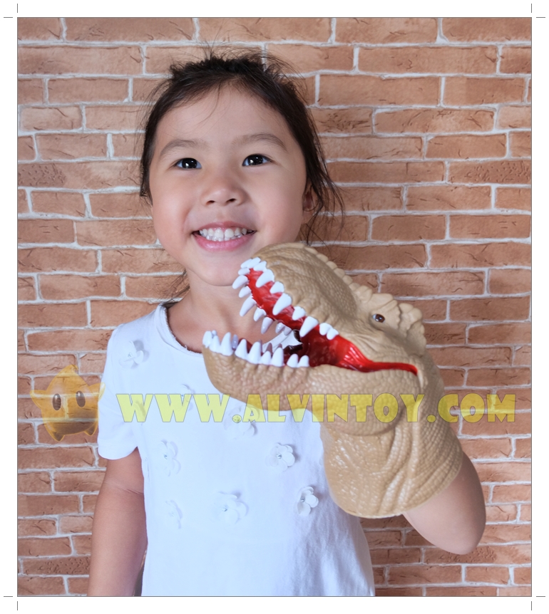 หัวไดโนเสาร์สวมมือ ซอฟนิ่ม