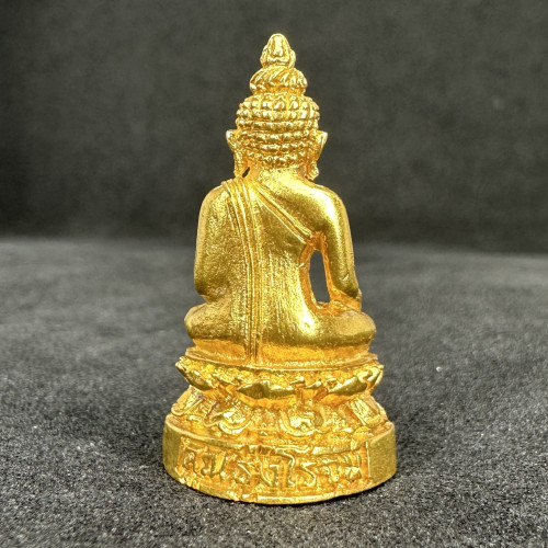รหัส 64671 พระกริ่งไพรีพ่ายฤทธิ์ เนื้อทองคำ รุ่นคูณรุ่งโรจน์ ปี 2537 หลวงพ่อคูณ วัดบ้านไร่ นน. 27.74 g