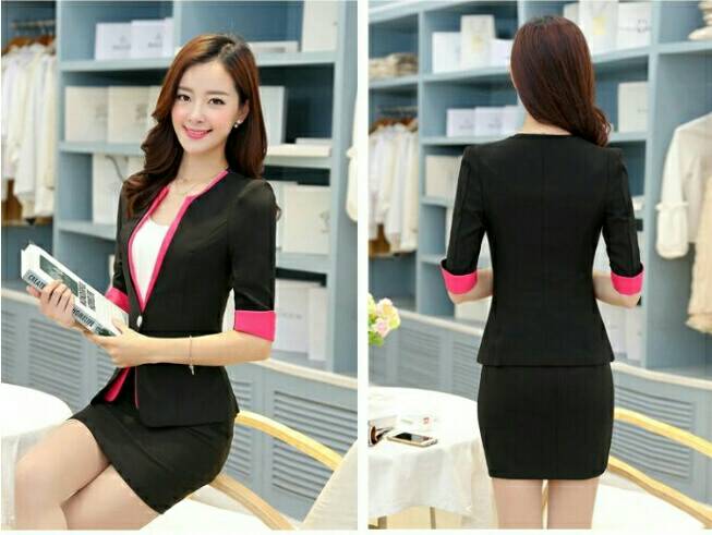 ชุดสูท ชุดออฟฟิศ ชุดพนักงานต้อนรับ