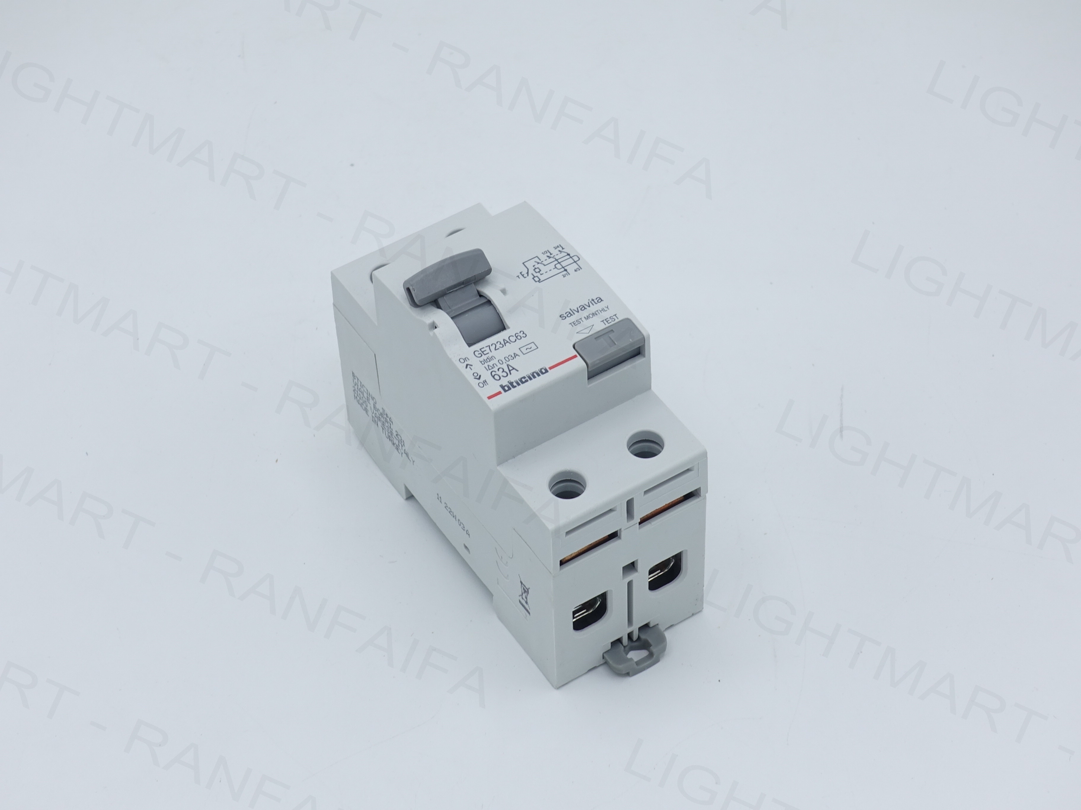 เบรกเกอร์ 2P กันไฟดูด (RCCB) 40-63A "Bt-DIN"