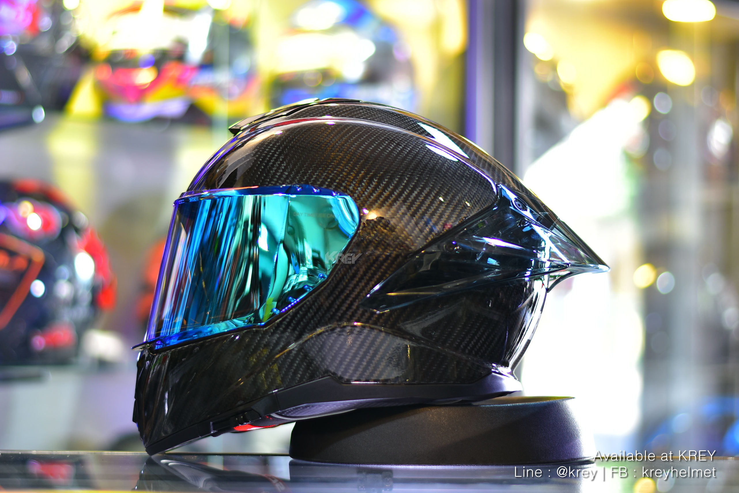 BRG Helmets model BR-24 Carbon Black