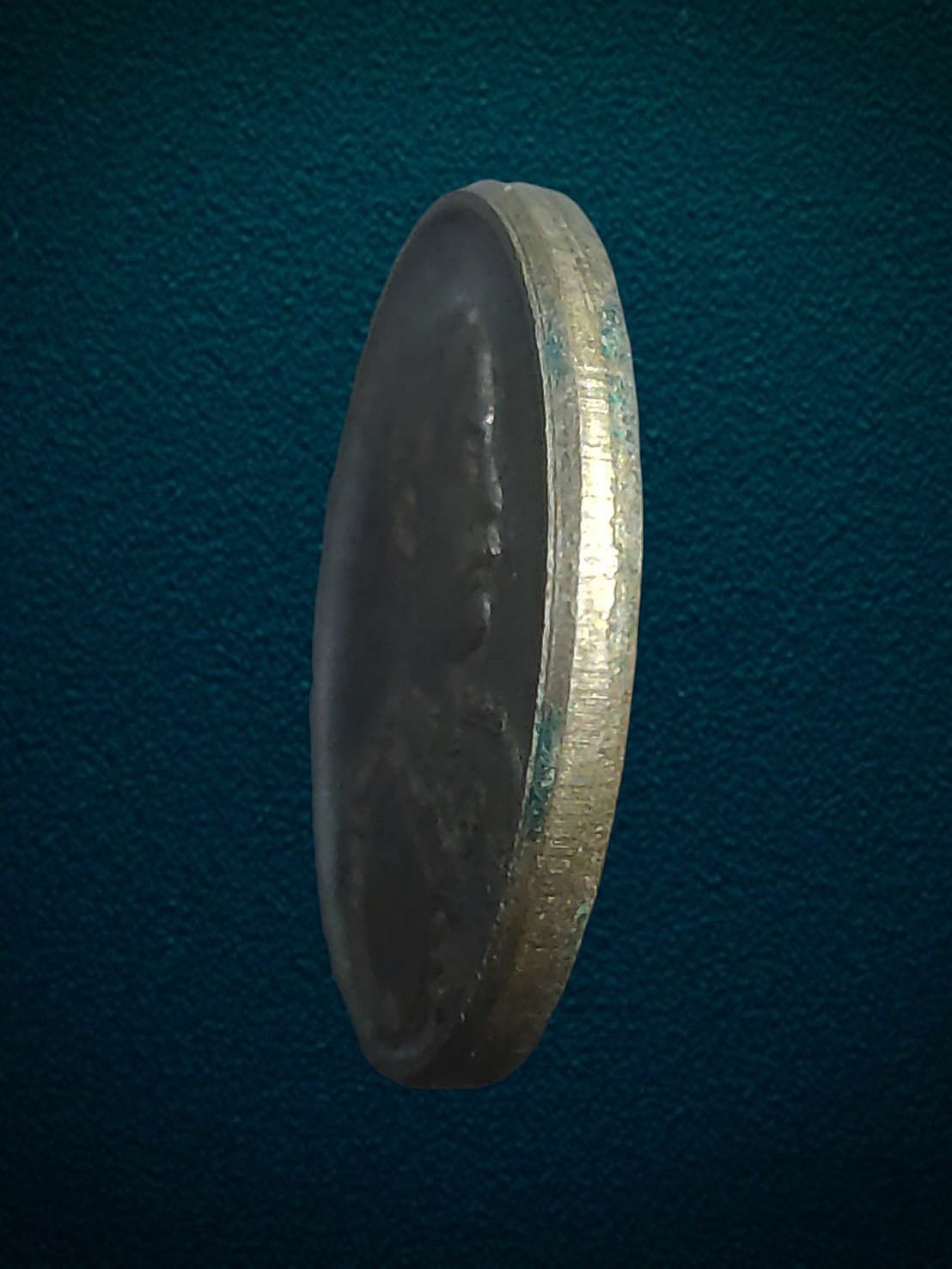 เหรียญ ร. 5 (สมเด็จพระปิยมหาราช) วัดเพลง จ.นนทบุรี เนื้อนวโลหะ