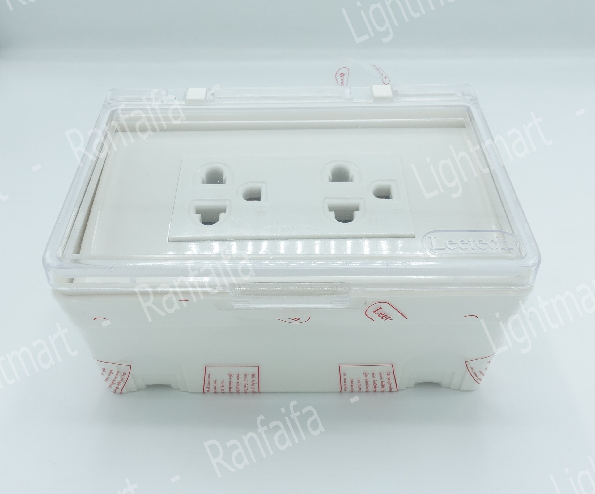 กล่องลอยกันน้ำ (ฝาใส) แนวนอน Leetech