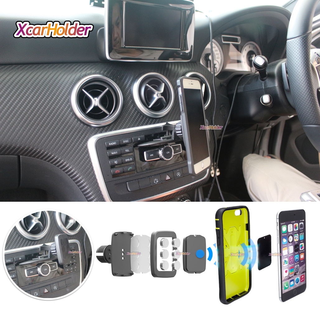 6xMagnetic CDslot | 6xแม่เหล็ก ที่วางมือถือแท็บเล็ตในรถเสียบช่องซีดี