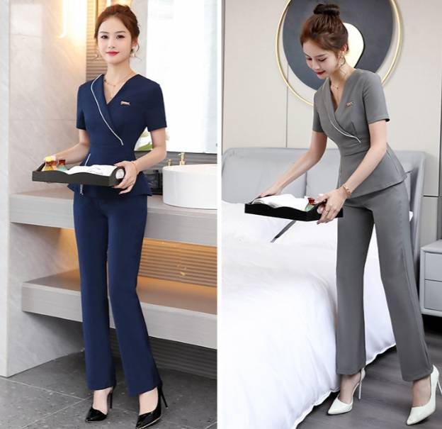 ชุดพนักงานเสริมสวย ชุดนวดสปา ชุดคลินิกความงาม