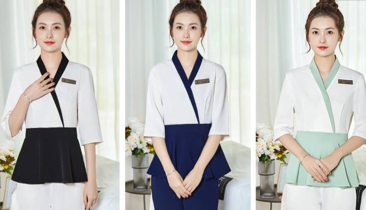 ชุดนวดสปา ชุดคลินิกความงาม ชุดนวดไทยสปา