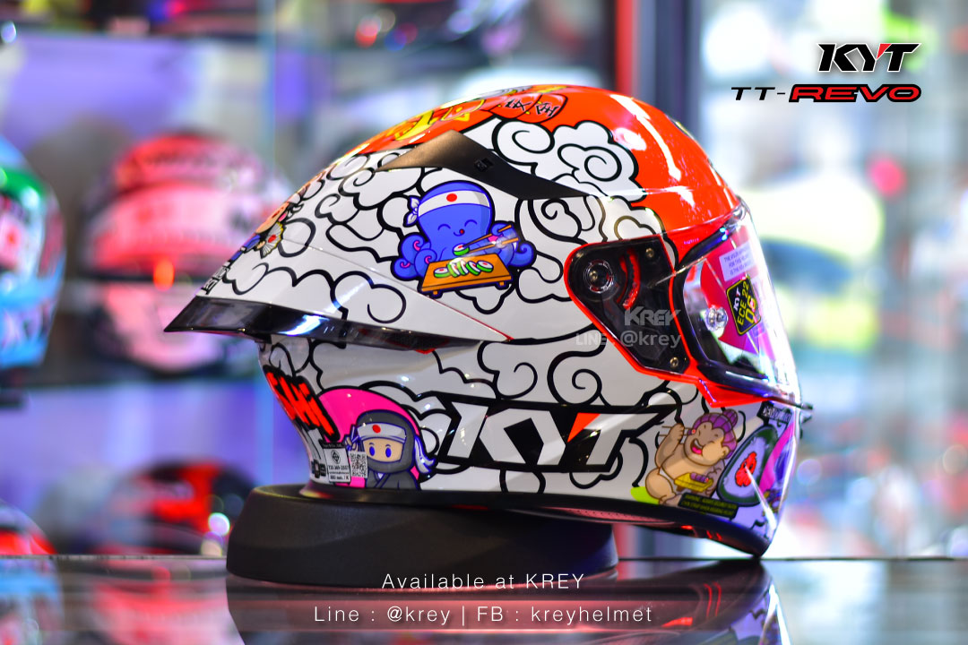 KYT model TT REVO Special Editions : Sushi Time
