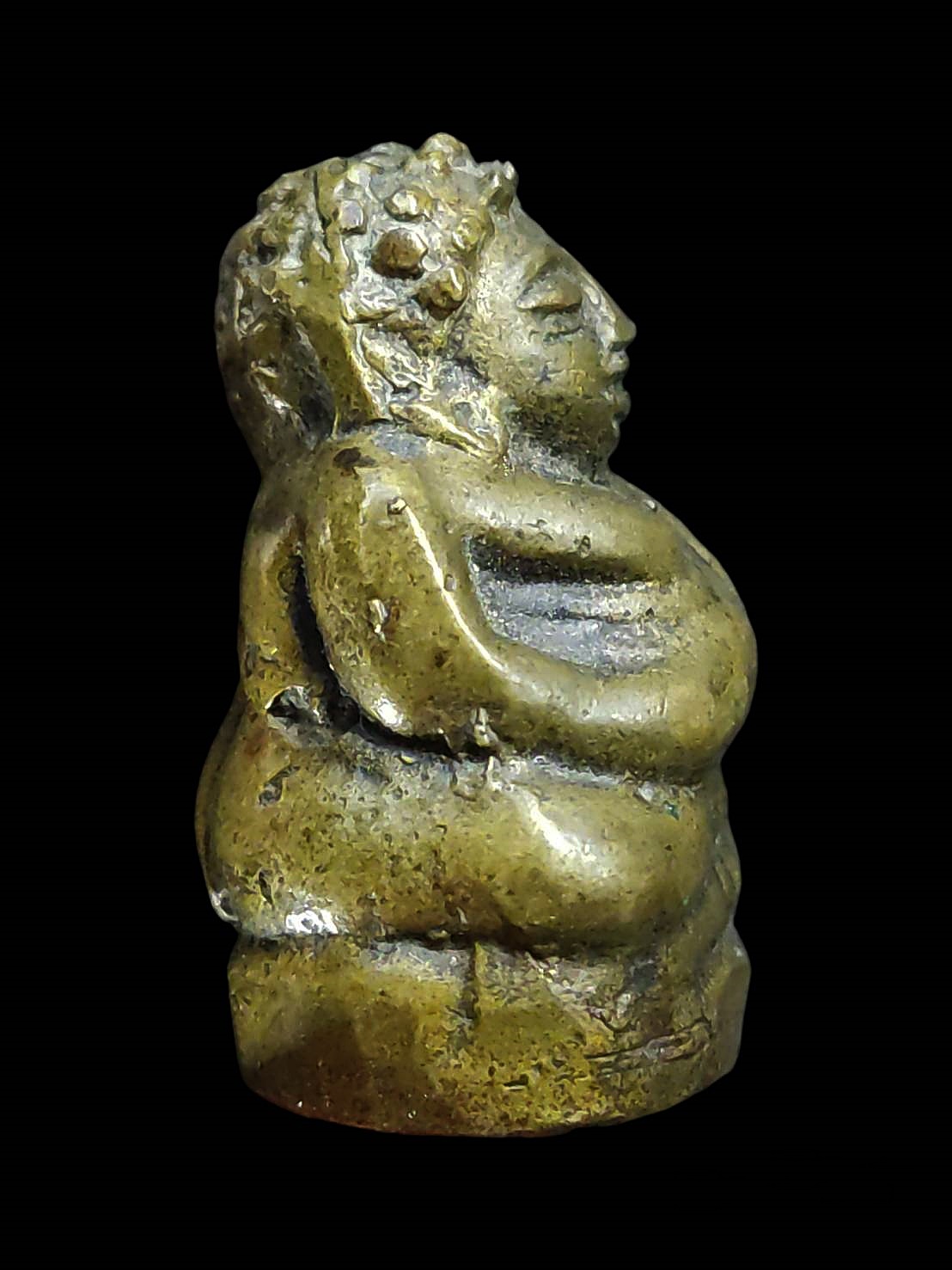 หลวงพ่อเงิน พิมพ์(สังกัจจายน์) กรุวัดขวาง เนื้อทองผสม